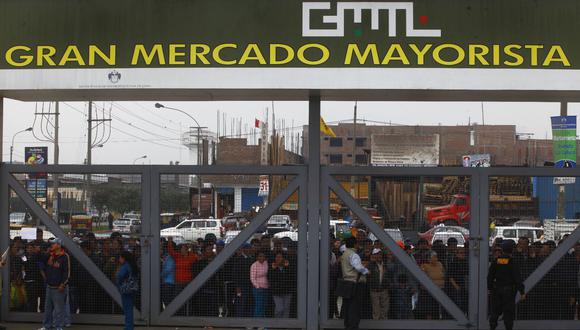 El gran Mercado Mayorista de Lima se encuentra clausurado. Foto: Andina