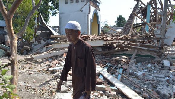 Más de 500 réplicas han sacudido la isla tras el fuerte sismo de 6,9 que golpeó el norte de Lombok el pasado 5 de agosto. (Foto: AFP)