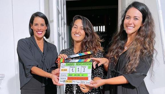 “Medias hermanas”, la película que producen y protagonizan Magdyel Ugaz y Gianella Neyra, finalizó su rodaje. (Foto: @tondero)