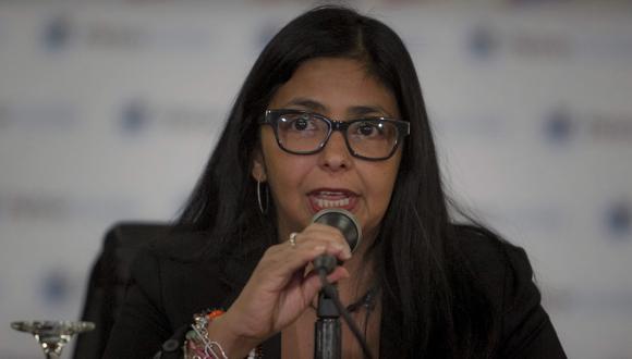 La vicepresidenta de Venezuela, Delcy Rodríguez. (Foto: EFE)