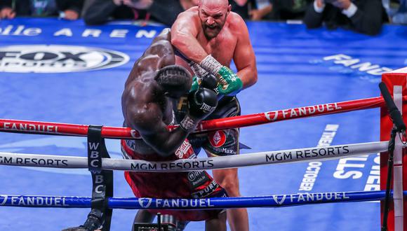 Tyson Fury derrotó a Deontay Wilder en la tercera edición de la pelea. (Foto: ESPN)