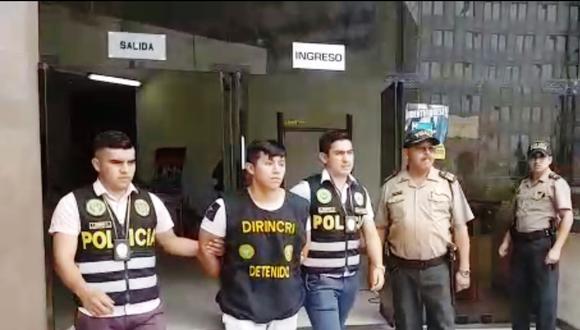 Policía capturó a sujeto en el Puente Trujillo (PNP).