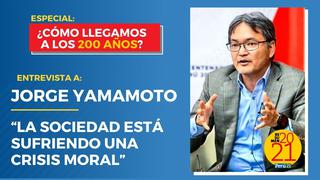 Jorge Yamamoto: “La sociedad está sufriendo una crisis moral”