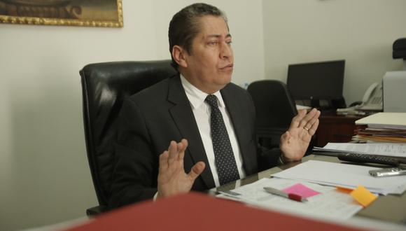 Espinosa-Saldaña también dijo que no coincide con la propuesta de José Luis Sardón de suspender la audiencia sobre el hábeas corpus de Keiko Fujimori. (Foto: Piko Tamashiro/GEC)