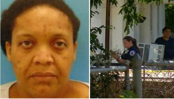 La policía halló restos de la madre de Delissa Crayton en una de las habitaciones de la vivienda. (Facebook Seguin Police Department)