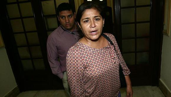 Nancy Obregón rechazó imputaciones del fiscal Héctor de la Cruz. (David Vexelman)