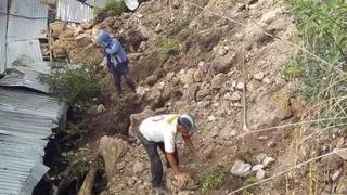 Huaicos en la sierra de La Libertad destruyen cinco casas