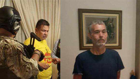 Exalcalde del Callao, Juan Sotomayor, y excongresista Víctor Albrecht, fueron arrestados esta madrugada. (MININTER)