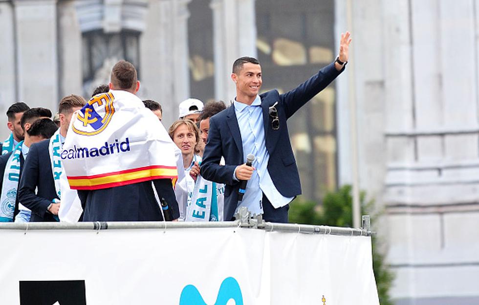 Cristiano Ronaldo consiguió 49 títulos como jugador del Real Madrid. (Getty)