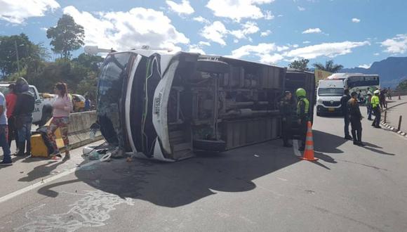 La tragedia ocurrió en la carretera que conecta a Bogotá con el municipio de Villeta, en el departamento de Cundinamarca . (Publimetro)