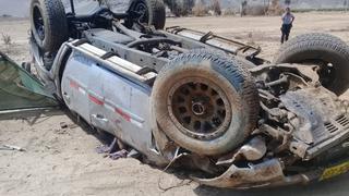 Áncash: un muerto y cinco heridos dejó volcadura de vehículo