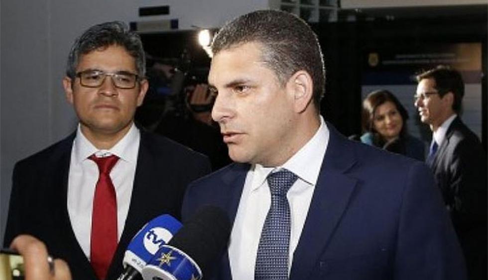 Rafael Vela y José Domingo Pérez brindaron una conferencia de prensa luego de ser removidos por el fiscal de la Nación, Pedro Chávarry. (Foto: GEC)