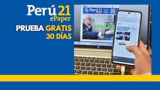 Suscríbete a Perú21, un diario independiente comprometido con la verdad