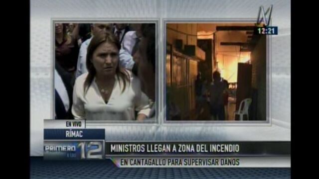 Cuatro ministros llegaron a Cantagallo para ofrecer ayuda a damnificados por incendio [Video]