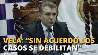 Fiscal Rafael Vela:“Sin acuerdo los casos se debilitan”