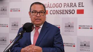 Otárola le responde a Cerrón: “No existe ninguna persecución política”
