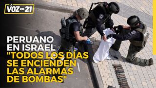Ariel Roitman, peruano en Israel: “Todos los días se encienden las alarmas de bombas”
