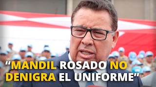 Ministro de Defensa: “El mandil rosado no denigra el uniforme militar”