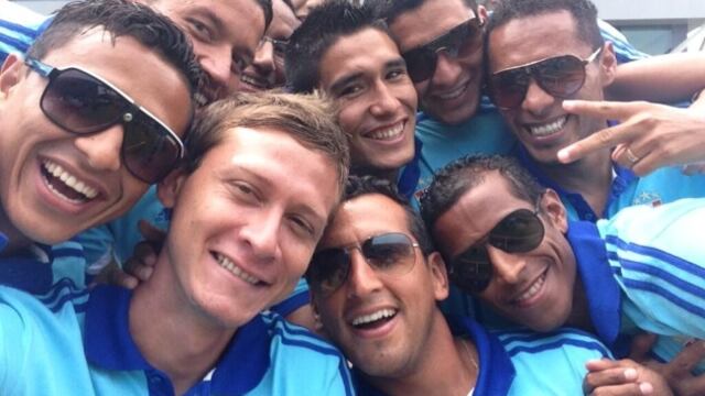 Sporting Cristal: Jugadores imitan 'selfie' del Oscar 2014