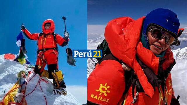 La montañista peruana Flor Cuenca conquista su octava cumbre en el Himalaya 