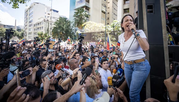 La OEA critica la inhabilitación de la candidata opositora María Corina Machado. (Foto: EFE/ Miguel Gutiérrez)