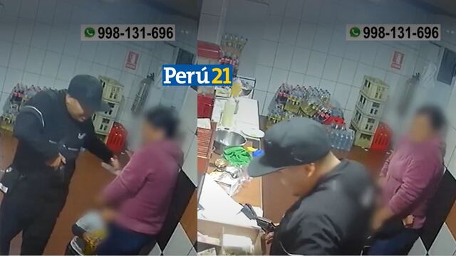 ¡TERROR! Delincuentes armados asaltaron restaurante en presencia de dos niños en La Victoria 