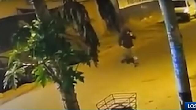 De milagro: Hombre se salvó de morir tras patear una granada en Los Olivos [VIDEO]