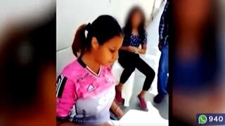 Ayacucho: Venezolana agrede a su hija, agente de serenazgo interviene y recibe una mordedura en el dedo [VIDEO]