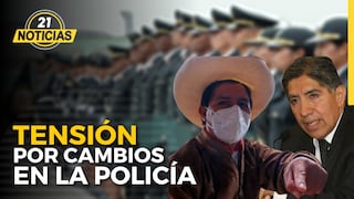 Tensión entre Pedro Castillo y Avelino Guillén por cambios en la Policía