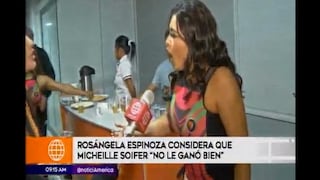 Rosángela a Michelle: "Tú no estás una bola, la televisión engorda" [VIDEO]