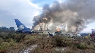 ¡De milagro! Reportan 80 lesionados y ningún fallecido tras caída de avión en México [VIDEOS]