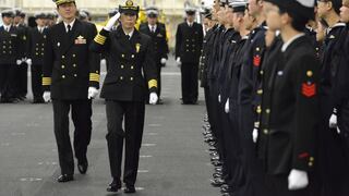Armada de Japón nombra a la primera mujer al mando de una flota de guerra