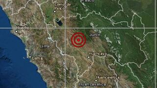 Sismo de magnitud 4.5 remeció la ciudad de Tarma