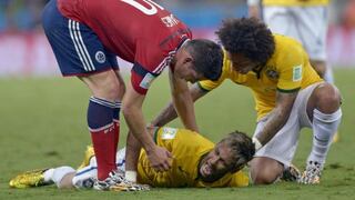 Copa del Mundo 2014: Neymar no sentía las piernas tras la falta de Zúñiga