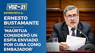 Ernesto Bustamante: “El canciller no debió aceptar a un espía enviado por Cuba”