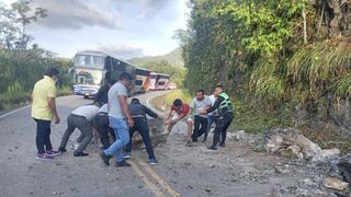 Terremoto en Amazonas afecta carreteras Fernando Belaunde Terry, Jaén-San Ignacio y Tarapoto-Yurimaguas