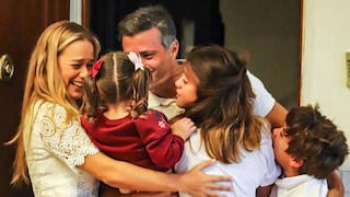 Leopoldo López se reencuentra con su familia en Madrid tras dejar la embajada de España en Caracas