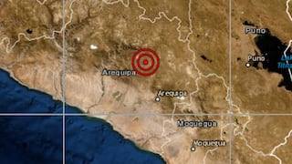 Dos sismos se reportaron en Arequipa esta mañana, señaló el IGP