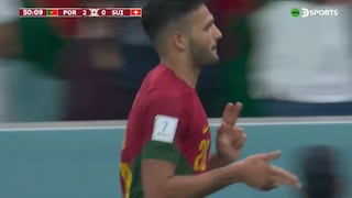 Gol de Goncalo Ramos para Portugal: completó su doblete para el 3-0 ante Suiza [VIDEO]
