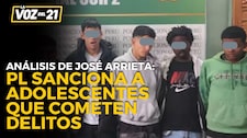 José Arrieta sobre PL que sanciona a adolescentes que cometen delitos: “Va a generar conflicto”