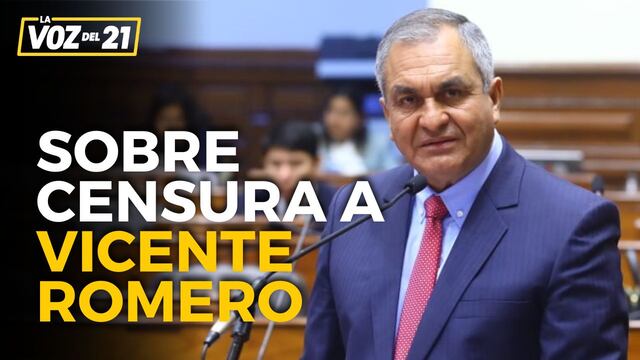 Carlos Anderson sobre censura a Vicente Romero: “Espero que las bancadas no cambien de parecer”
