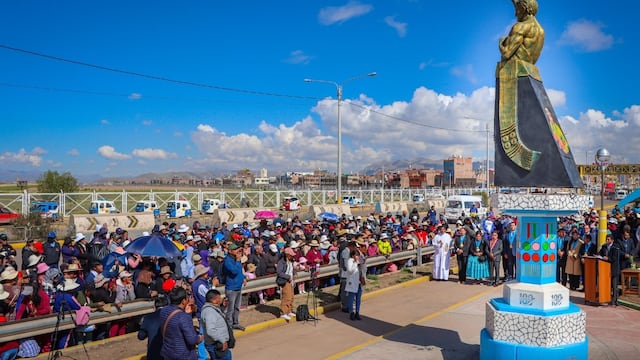 Develan monumento por asonada violentista en Puno