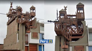 Chorrillos: Peruano construye su casa al estilo de una fortaleza medieval y se vuelve viral [VIDEO] 