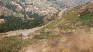 Cusco: Advierten sobre posibles derrumbes en acceso al Parque Arqueológico de Pisac