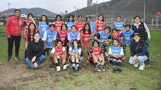 Promueven el fútbol femenino de menores en Villa María del Triunfo