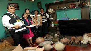 Recuperan 38 bienes arqueológicos en operativo inopinado en una vivienda en el Callao