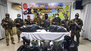 Incautan 250 kilos de cocaína abandonados por presuntos narcotraficantes en Ayacucho