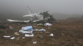 Avioneta se estrelló en Villa María del Triunfo y murieron sus 3 ocupantes [Video]