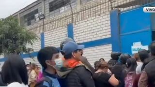 ¡En pleno horario escolar! Sicario ataca a trabajador dentro de colegio en Los Olivos [VIDEO]