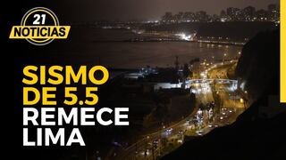 Sismo de 5.5 remece Lima